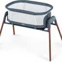 Chicco LullaGlide 3-in-1 Stationary, Gliding, and Portable Baby Bassinet, Waterproof Mattress and Fitted Sheet, Travel Bassinet for Baby Includes Carry Bag, Luna/Grey, One-size