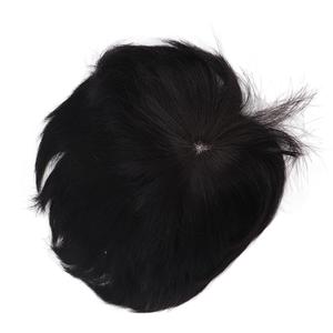Men Hair Toupee, Men Top Hair Piece Men Toupee Men Hair Replacement System Men Hair Piece Fashionable Men Toupee