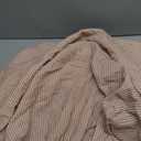 24 x 38 Mini Crib Sheets - Organic Cotton Muslin Fitted Crib Sheet Fitted for Pack and Play - Ultra-Soft and Breathable Crib Sheets for Boys and Girls (Mini Natural Stripe)