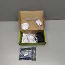 AIBOO LED Under Cabinet Lighting Kit 4 Packs of 12V Puck Lights with RF Dimmable Wireless RF Remote Control for Kitchen Counter Accent Lighting(Daylight White)