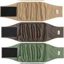 5 Pack Dog Diapers Male Reusable, Premium Belly Bands for Dogs, High Absorbing Male Dog Pee Wraps for Doggie in Incontinence or Excitable Urination Gray,Green,Brown XS