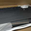 47" Modern Console Table with 2 Drawers, Black Entryway Table