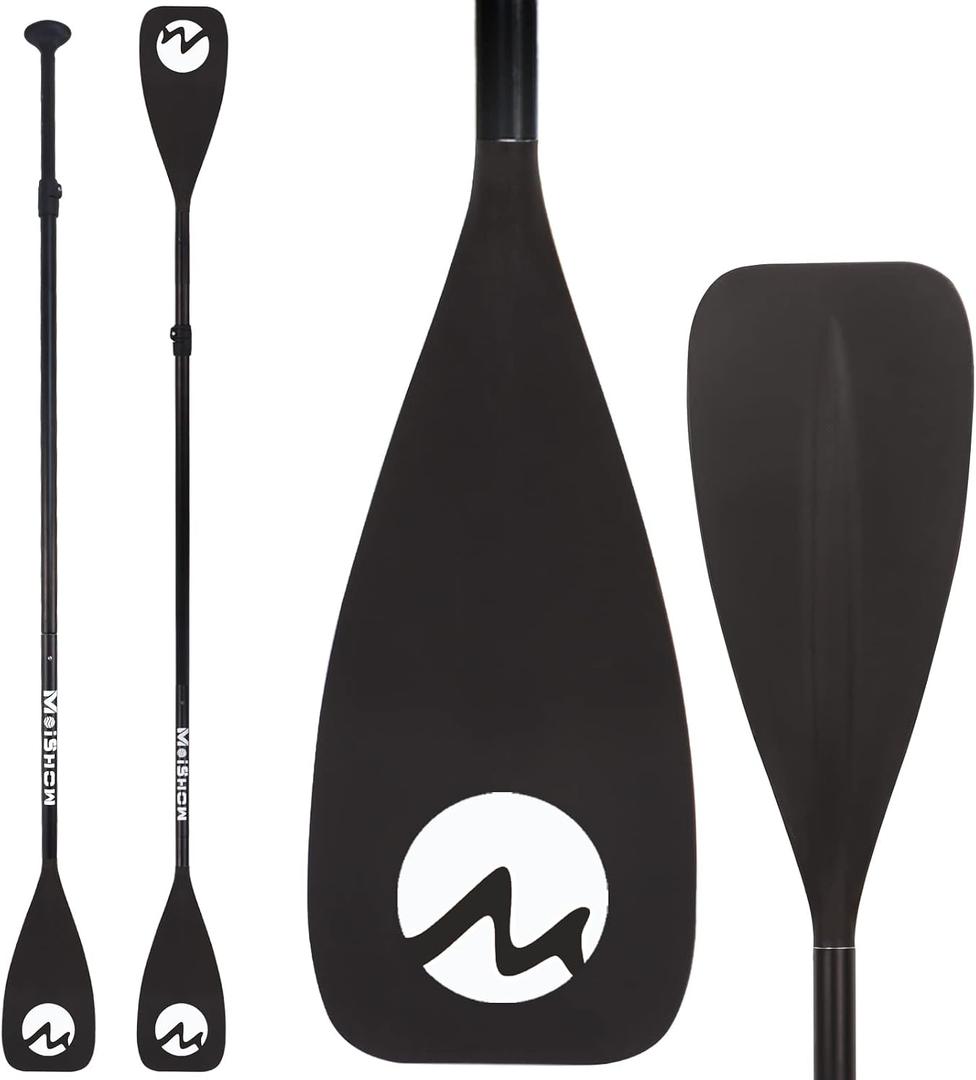 SUP Paddle Board Paddle - Adjustable Paddleboard Paddle Oar 4-Piece Floating Aluminum SUP Kayak Paddle, Standard