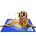 Zacro Dog Cooling Mat 39"x 28" - Pressure Activated Self Cooling Pad for Dogs Cats, 3 Hour Gel Cooling Dog Bed Mats for Crate, Home, Travel, Large