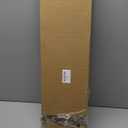 Silver L Shaped Shower Curtain Rod, 50"x50", Stainless Steel 304, No Drill Adhesive for Bathtub