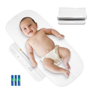 VEVOR Baby Scale, 2-in-1 Infant Weight Scale with Detachable Tray, Digital Baby Scale for Weighing with Hold & Tare Function, 5 Units for Babies, Toddler, Pet, 66LBS Capacity (3 x Battery Included)