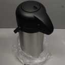 Coffee Carafe for Keeping Hot - Gezoss 102OZ / 3L Airpot Coffee Dispenser with Pump - Large Coffee Carafe for Hot Drinks Tea Liquid - Insulated Stainless Steel Hot Water Beverage Urn for Parties