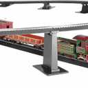 Bachmann Trains 18 PC. E-Z TRACK GRADUATED PIER SET - For Use with HO or On30 Scale E-Z Track , White