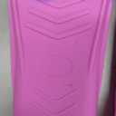 Gintenco Swim Fins, Kids Swim Training Fins for Lap Swimming, Travel Size Flippers with Mesh Bag, Silicone Swimming Fins for Kids Teens Adults Women Men (S(Jr 2-3/ US Women 3-5), Pink Purple)