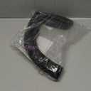 Gomass Car Steering Wheel Cover, Anti-Slip, Safety, Soft, Breathable, Heavy Duty, Thick, Full Surround, Sports Style (Black with Purple line)