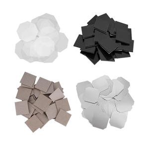 200 Sets 50mm Fridge Magnet Maker Supplies 1.97" Square Magnets Parts for RightAngle Square Magnet Making Machine, Including Metal Cover, Plastic Back Cover, Soft Magnets&Clear Films