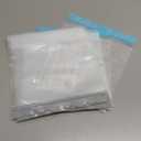 Lerine 12 Pack Reusable Gallon Freezer Bags Dishwasher Microwave Safe, Stand Up Reusable Freezer Bags 1 Gallon BPA Free, Leakproof Food Storage Bags for Kitchen Organization (Blue Gray, 12Gallon)