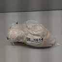 Artoid Mode Beige Soft Plush Faux Fur Jacquard Heart Valentine's Day Table Runner, Seasonal Kitchen Dining Table Decoration for Home Party Decor 13x72 Inch