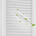 18" X 24" Aluminum Gable Vent with Screen, Stylish Louvered Vents for Effective Attic and Shed Ventilation, Perfect for Houses, Attics, and Exterior Walls [ Vent Opening: 16" x 22" ]