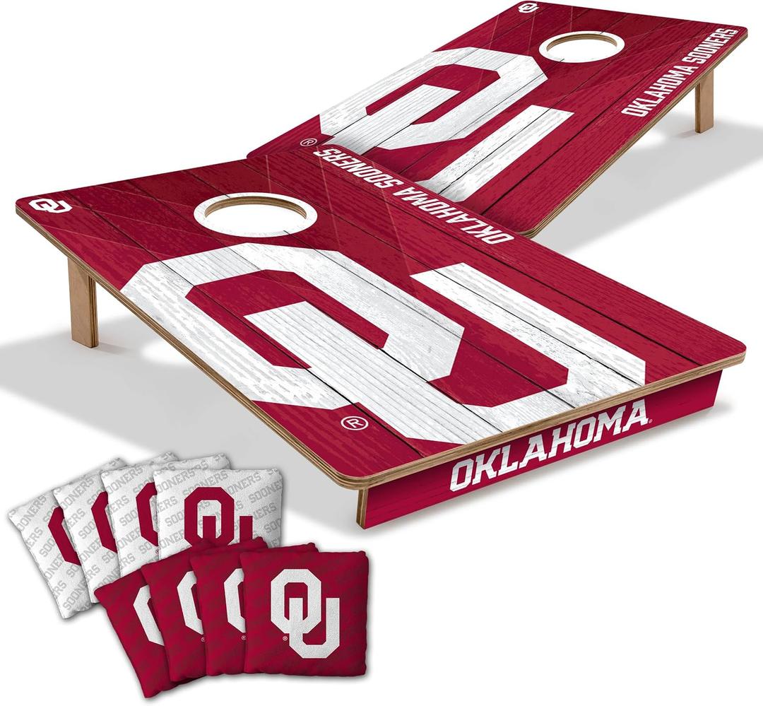 YouTheFan NCAA 2 x 3 Wood Cornhole Game with Logo Bags