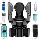 Car Cup Holder Expander, Cup Holder Extender Adapter with Expandable Arm and Adjustable Base, Compatible with Yeti Ramblers 14-64oz, Hydro Flasks 18-64oz Most Coffee Mugs Bottles & Cups 2 pack
