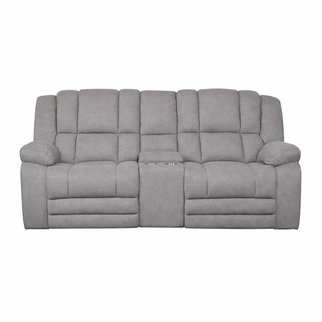 Sitswell Platinum Pearce Reclining Loveseat 80x31x36.5 Grey 