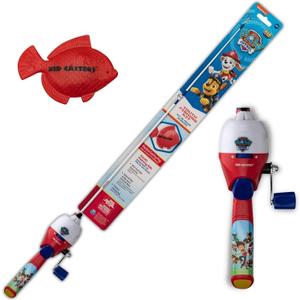 Kid Casters: Youth 29.5" Fishing Poles | Small & Easy to Use | Spincast Reel w/ 3:1:1 Gear Ratio | (Pre-spooled w/ 6-Pound line, Incl. Casting Plug)