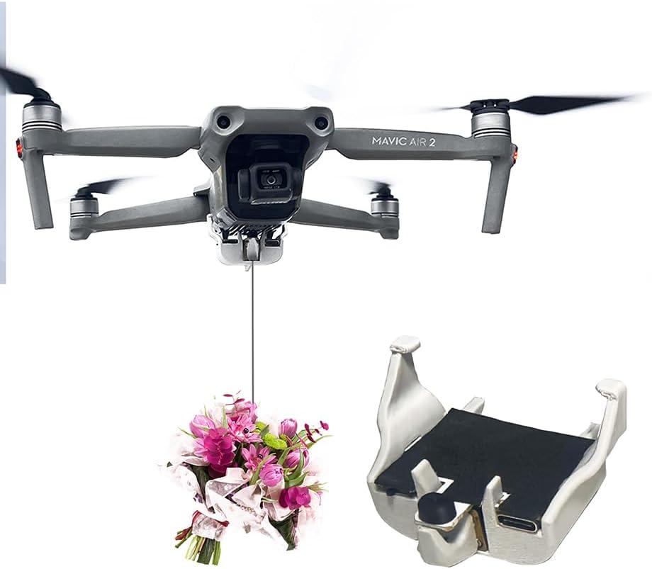for DJ Air2S Dedicated Airdrop Quick Release Module is Suitable for Transporting Wedding Fishing Bait Lines Throwing and Rescue Equipment, and is Compatible With Air2S Drone Accessories (Air 2)