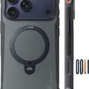 TORRAS Ostand Q3 Air Pro for iPhone 17 Pro Case, 360 Magnetic Stand, Fit for MagSafe, Dual Airbag Protection, Anti-Slip Shockproof Phone Case for iPhone 17 Pro, Black
