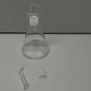 HAIZEEN 9 oz / 250 ml Glass All-Purpose Cruet, Glass Oil Decanter and Cruet (Cone-9 oz, Smooth surface)