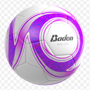 Baden Z-Series Soccer Ball – Size 3, 4, or 5 – Machine Stitched Durable Ball for Outdoor Play, Camps, Practice & Training – Cushioned Cover with Reinforced Bladder (Purple
, Size 3)
