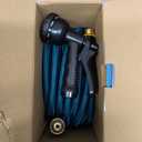 Garden Hose 50ft, Non-Expanding Water Hose Ultra Lightweight, Kink-Free, Sturdy, Flexible, Abrasion Resistant Hose for Yard, Lawn, Outdoor, Marine and Camper