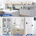 3 x Wood Touch Up Paint, 1.5 fl Oz Black Paint Pen for Furniture, Fast Drying, Quickly Repairs Any Scratches Chips Blemishes on Cabinets, Doors, Tables, and Dressers