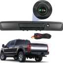 JDMSPEED Tailgate Handle with Rear View Backup Camera Compatible with 2017-2022 Ford F250 F350 F450 Super Duty Replaces# HC3Z-9943400-NA HC3Z-9943400-NB