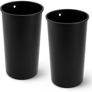 2 Pcs 16 Gallon Rigid Plastic Liner for Aluminum Trash Can Indoor