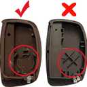 4 Buttons Replacement Key Fob Shell fit for Hyundai Sonata Tucson Elantra GT Ioniq Keyless Entry Remote Control Key Fob Cover