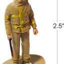 ArtCreativity 2.5 Inch Mini Fireman Figurines for Kids- Set of 12- Free Standing Firefighter Toys Figures- Birthday Party Favors for Boys and Girls, Goody Bag Fillers, Cake Toppers and Decorations