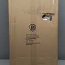 EVER ADVANCED Medium Tall Directors Chair Foldable Makeup Artist Chair Bar Height with Side Table Cup Holder and Pocket Footrest, Supports 400LBS (Grey, Seat Height: 23.2 inches)