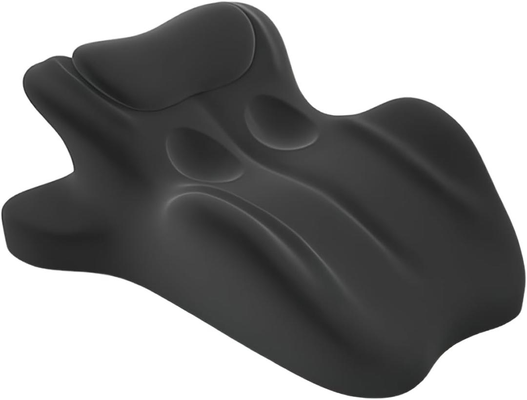 SoirFanTlio Multifunctional Pillow, Featuring Breathable Memory Foam Waist Support, Large Size with high Resilience, Provides Comprehensive Support (Black)