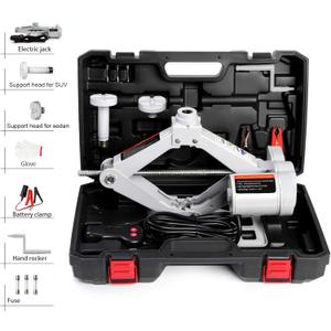 STANDTALL Electric Car Jack Floor Jack 3 Ton All-in-one Automatic 12v Scissor Lift Jack Car Repair Tool for Sedans and SUV