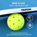 CRBN Pickleball - C40 Balls 6, 12, 100 Pack - Outdoor Pickleball Balls - Built for Durability & Precision - Roto-Molded 1-Piece Design (Neon Green)