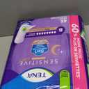TENA Sensitive Care Incontinence Pads, Bladder Control & Postpartum for Women, Overnight Absorbency, Extra Coverage - 90 Count