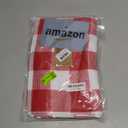 Mordimy 100% Cotton Waffle Weave Kitchen Towels, 13 x 28 Inches, Super Soft and Absorbent Buffalo Check Dish Towels for Drying Dishes, 4-Pack, Red & White