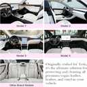 Interior Cleaner & Seat Care Spray for Tesla  Stain Remover Safe on Black & White Vegan Leather, Console & Dash, Refreshes Seats  Compatible with Model 3, Y, S, X & Cybertruck Accessories 2025/2026