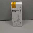 SupMaKin Safe Mandoline Slicer, Potato Slicer Maual Vegetable Chopper Adjustable Thickness Food Cutter, Kitchen Chopping Artifact for Cooking Meal Prep (Gray)