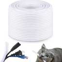 Kanayu Split Wire Loom Tubing Flame Retardant Wire Covering High Temperature Cable Sleeves Split Protector Cable Conduit for Industrial Electrical Automotive Marine(1/2''-50 ft,White)