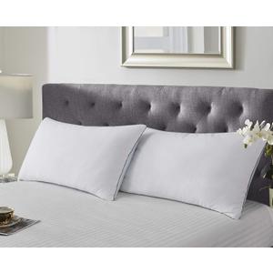 kathy ireland 233 Thread Count Summer Winter White Goose Feather (2 Pack) Bed Pillows, King kathy ireland 233 Thread Count Summer Winter White Goose Feather (2 Pack) Bed Pillows, King
