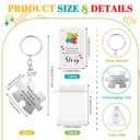 Tondiamo 12/24/36 Set Metal Team Appreciation Gift for Employee Staff Bulk Thank You Team Puzzle Piece Keychain with Card Bag
