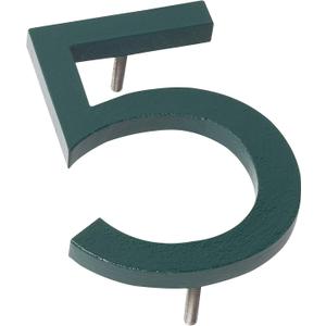 Montague Metal Products MHN-08-F-HG1-5 Solid Aluminum Modern Floating Address House Numbers, 8", Powder Coated Hunter Green