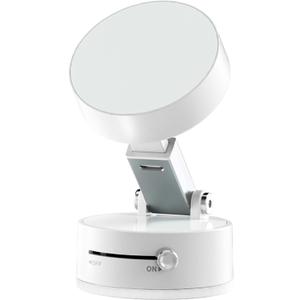 Car Phone Mount with Strong Magnet & Vacuum Suction, Compatible with Magsafe, Lightweight Portable Design for iPhone 16/15 Pro Max, S25/S24, Pixel 9/8, Use for Car/Office/Home/Gym (White)