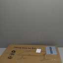 Laptop Bed Desk, X-Large Leather Adjustable Computer Bed Table Tray, Foldable Laptop Lap Desk for Bed Sofa Couch Floor Writing Eating Working with Drawer 2 Movable Stoppers (23.6 inch, Black)