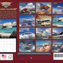 Classic Planes Calendar 2026 Wall Monthly By Larry Grossman Calender 12 Month | American Made In The USA