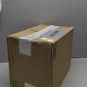 Kigley 12 Pcs Linen Closet Organizers and Storage Foldable Clothing Bins Large Foldable Box with Window Storage Baskets for Closet Shelf Clothes Jeans Toys Organization, Beige