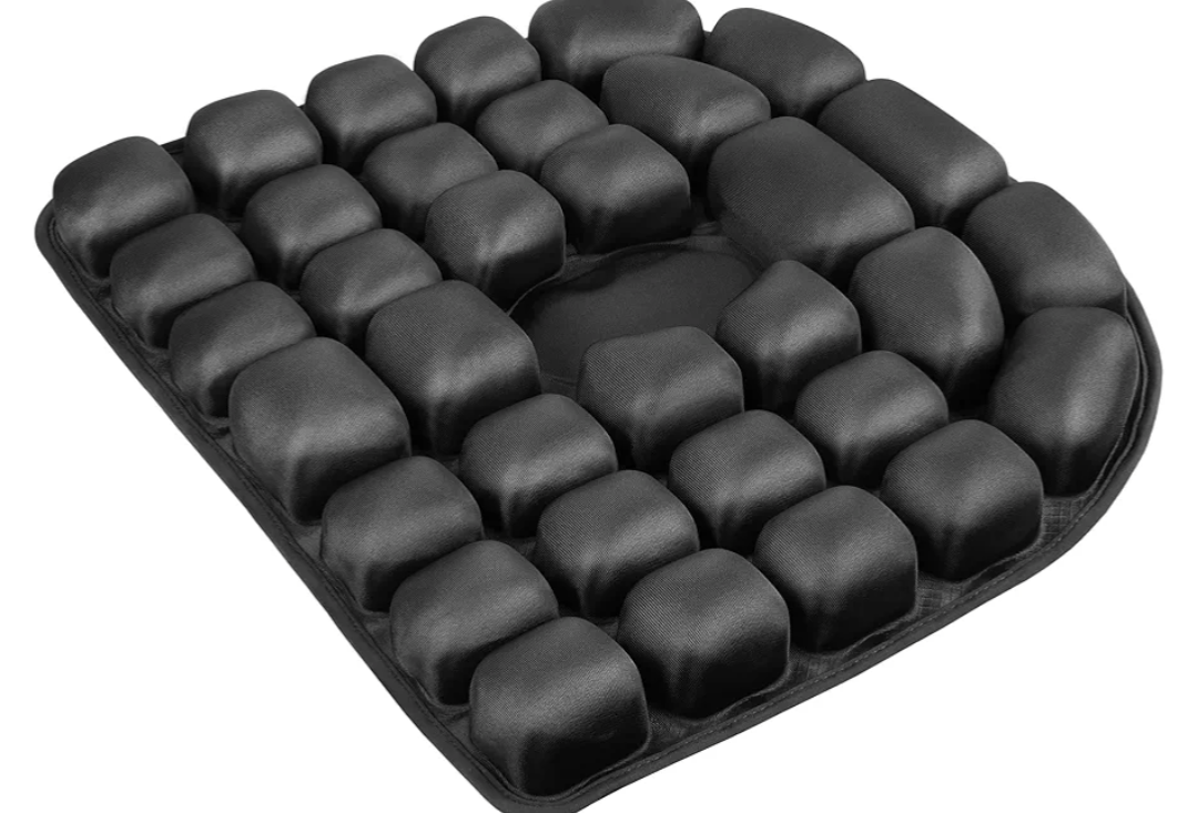 Sondor Travel Cushion,3DAir Inflatable Pressure Relief Cushion,Airplane seat Cushion for Long Flights,Press Type air Inflatable Wheelchair seat Cushion for Car,Office,Stadium,Ergonomic Comfort Support