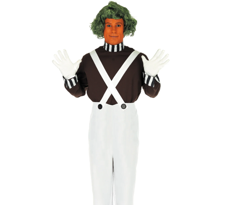 Men's Chocolate Factory Worker Fairy Tale Book Day Costume Small
